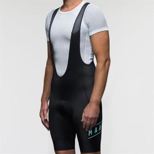 Pantaloncini con bretelle da ciclismo MAAP Fondo per abbigliamento da corsa Team blu e nero 2020 con fettuccia antiscivolo pantalone assorbente con cuscinetto in gel 9D12119