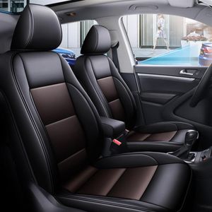 Niestandardowa skórzana pokrywa fotelika samochodowego do Volkswagen VW Tiguan Siedzenia Siedzenia Ochrona Sedan Zestaw Wewnętrzne wodoodporne Auto Akcesoria 194G