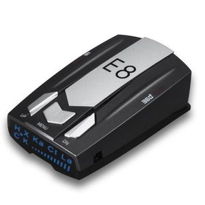 E8 LED GPS -laserbilelektronikbildetektor Antiradars Speed ​​Auto Degrees Detect 12V DC1934