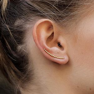 Stud Earrings Aide 925 Sterling Silver Earring For Women 2023 Trend Gift Round Bead Ear Climber Luxury Jewelry Pendiente Brincos