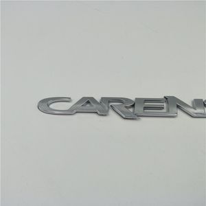 Para Kia Carens traseiro traseiro cromado 3D Badge emblema emblema Auto Tail Stick2287