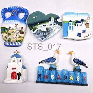 Fridge Magnets Fridge Magnets Souvenir Santorini Greece Refrigerator Paste Kusadasi Turkey Monaco 3d Resin Message Stickers Cute Magnets Gift x0731