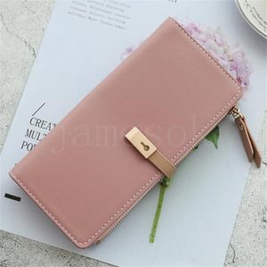 wholesale designer retro Fashion solid color leather coin purses,card holders clutch bag wallet DF139