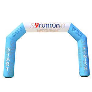 Maraton Run Etkinliği Şişme Archway 0 6xw5 5xh3 5m Özel logo baskısı tabanı Blower225n