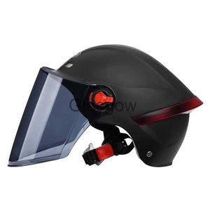 Motorcykelhjälmar Summer Motorcykel Vuxna Hjälm Säkerhet unisex vindrutescooter motor Pinlock Electric Motorcykel Öppet ansikte Flip Up Road Helmet X0731