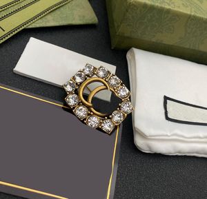 20style роскошные женщины -дизайнерские дизайнерские бренды броши 18к золота серебряной серебряной хрустальный стразы Ювелирные изделия