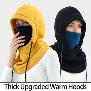 Bandanas Winter Balaklava ciepłe maskę burzowe rowerowy kapelusz narciarski regulowany sznurk hood bikolorowy decerchief wiatrówek