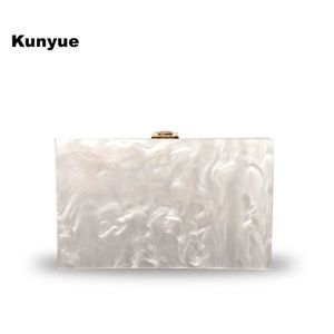 Evening Bags Messenger Bag Solid Handbag Casual Pure White Evening Bags Pearly Clutch Purse Party Prom Wedding Cute Bare Colors Hardboxes 230729
