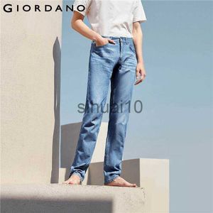 Men's Jeans Giordano Men Jeans Moustache Effect Lightweight Jeans Classic Five Pocket Zip Fly Comfy Denim Jeans 13111011 J230728