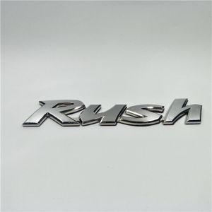 도요타 러쉬 엠블럼 리어 트렁크 뚜껑 뚜껑 테일 게이트 로고 배지 명판 자동 데칼 284y를위한 자동차 스타일
