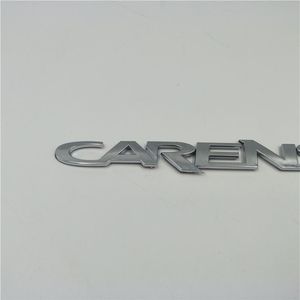 Dla Kia Carens Tylny bagażnik Chrome 3D Letter Badge Emblem Auto Tail Sticker2384