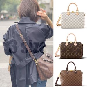 Klassische Luxusartikel, 3 Größen, schnell, 25, 30, 35, braun, Reisetaschen, Riemen M41113 mit Designer-Stadt-Reisetasche, Schulterhandtasche, Damen-Geldbörse, Herren-Leder-Cross-Body-Clutch