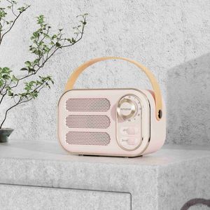 Portable Speakers New Cross-border Portable Mini Wireless Retro Trendy Subwoofer Creative Sound Classical Decoration Travel Music Player R230731