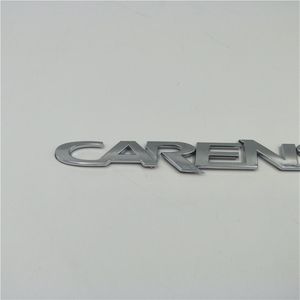 Dla Kia Carens Tylny bagażnik Chrome 3D Letter Badge Emblem Auto Tail Staker262J