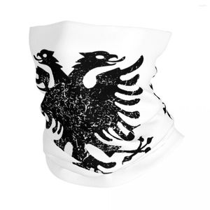 Scarves Albania Flag Bandana Neck Gaiter Printed Balaclavas Wrap Scarf Warm Cycling Riding For Men Women Adult Winter