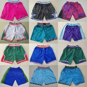 Sport Basketball Pocket Zipper Short Men Team noś tylko don prespants elastyczna talia zachodnia wschodnia bieganie spodni solidne suwakowe suwaki Jalen Pickett Hippop