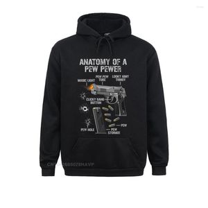 Herrtröjor Est Anatomy of a Pew Pewer Funny Gun andra ändringen säger hoodie normala tröjor Anime tröja hösten