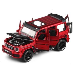 Diecast Model Cars 132 Die Cast Model SUV Sport B G700 Alloy Vehicle 155Cm Collection Toy Car For Boys 6 Openable Doors Lights And Sound VB32523 x0731