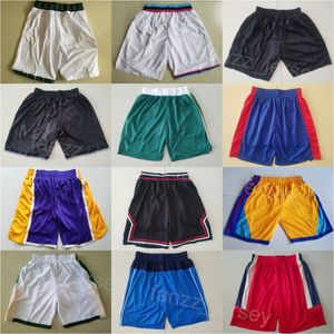 Team Basketball Running Wear Sweatpants Men Jogging Pant HipPop Stitched Shorts Elastic Waist Short Western Eastern Drawstring Sport Chris Duarte Cam Reddish