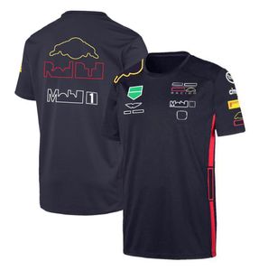 Erkek Tişörtleri F1 Team T-Shirt Formül 1 Sürücü Kısa Kollu Tişörtler Yaz Yarışı Hayranlar Yuvarlak Boyun Gaset Tişört Plus Boyut Araba Jersey WXG9