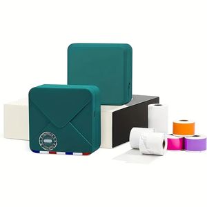 Phomemo M02S 300dpi 사진 프린터 6 Rolls Paper Gift Box -BT 열 라벨 제작자 사진 인쇄, 연구 노트, DIY, 작업 목록, 스티커 프린터