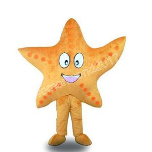 Professional Sea Star Mascot Costume Leather Jacket Halloween Suit Role Play Furry Costume