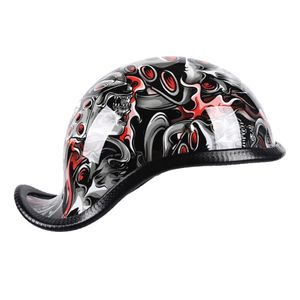 New Motorcycle Helmet Open Face Retro Half Motorbike prortection Racing Off Road Casco Moto Capac HZYEYO H-998231E