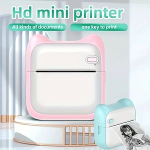 Portable Mini Pocket Printer: Wireless BT Connection, Inkless, Compatible with iOS and Android, Perfect for Photos, Receipts, Notes, Memos, Labels, QR Codes