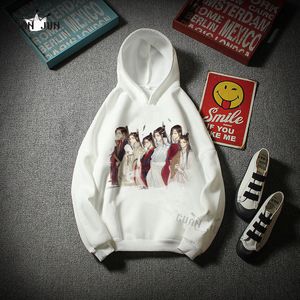 Women's Hoodies Sweatshirts Tian Guan Ci Fu Xie Lian Print Casual Hoodie Long Sleeve Ladies Clothing Hooded Fashion Anime Kawaii Sweatshirt 230731