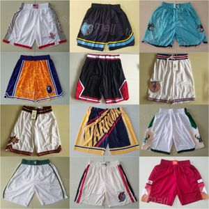 Pantaloncini da basket con coulisse Pantaloncini sportivi Western Eastern HipPop Pantaloncini da squadra Abbigliamento sottile Tutti cuciti Corsa Allenamento Uomo Pantalone elastico in vita Gradey Dick Anthony Nero