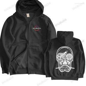 Men's Hoodies Vintage Hoodie Mens Winter Shubuzhi Sweatshirt MOUNTAIN BIKE PARTS SKULL CYCLIST BIKER CYCLING Male Spring And Autumn Hoody