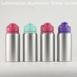 Großhandel! 500 ml Sublimation Blank Aluminium Wasserflaschen Anzug für Kinder Vakuum Einmauer isoliert wiederverwendbare Becher mit Deckelunterstützung individuell vorstellbar!