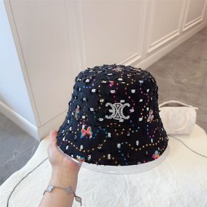 2023 Ny hattdesigner Cap Bucket Hats Spring och Summer Letters broderade justerbara flerfärgade fasta män Kvinnor Hip Hop New Era Cap AAAA4455