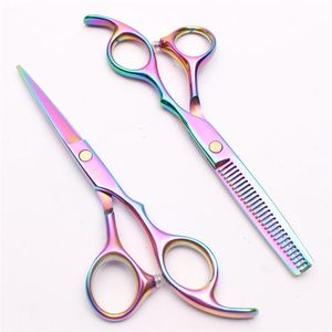 C1005 6'' Customized Brand Multicolor Hairdressing Scissors Factory Cutting Scissors Thinning Shears Professional 237C