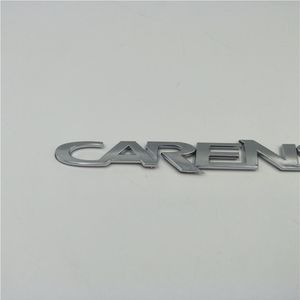 Dla Kia Carens Tylny bagażnik Chrome 3D Letter Badge Emblem Auto Tail Stakerem225d
