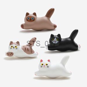 Ímãs de geladeira fofo gato correndo ímã de geladeira geladeira mensagem com foto adesivos nota vara brinquedos para crianças cozinha decoração presentes x0731