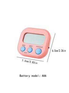 Timers Mini Digital Kitchen Timer Big Digits Loud Alarm Magnetic Backing Stand with Large Display for Cooking Baking Sports Games