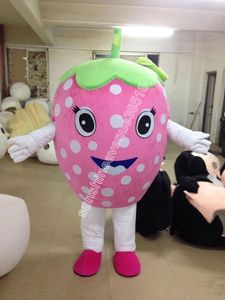 Performance Strawberry Mascot Costumes Mascot Costume Top Cartoon Anime Theme Character Carnival Unisex vuxna storlek Jul födelsedagsfest utomhus outfit kostym