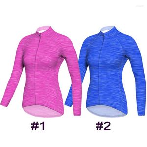 Yarış ceketleri kadın moda uzun kollu bisiklet bisiklet jersey ceket spor yolu mtb gömlek bisiklet yokuş aşağı kazak üst giymek şampiyon kadın tasarımları