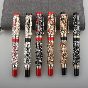 Гель -ручки высококачественная Jinhao Metal Luxury 0,7 мм роллерная ручка Pen Pen Pen Busines