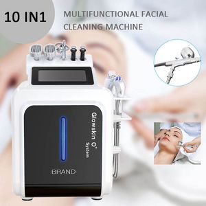 Máquina facial de dermoabrasão Hydra 10 em 1 com peeling a jato de oxigênio e dispositivo de terapia de fótons limpeza profunda da pele rejuvenescimento da pele levantamento facial equipamento de beleza