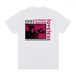 Męskie koszule moje krwawe walentynkowe loveless oryginalne dzieła dzieła 1991 T-shirt powolna męska koszulka koszulka Tshirt damskie topy unisex