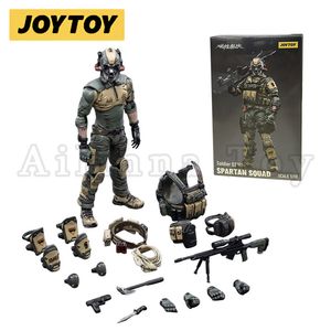 Militära figurer Joytoy 1/18 Åtgärd Figur 3st/Set Hardcore Spartan Squad Anime Collection Militär Modell 230729