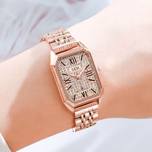 Womens Business Watches High Quality Luxury Temperament Full Star Waterproof Quartz-Battery 24mm Watch