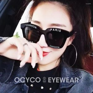 Güneş gözlüğü lüks büyük boy kare kadınlar vintage punk güneş gözlükleri erkekler oculos feminino lentes gafas de sol uv400