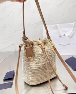 Designer Bags Luxury Design Women Straw Bag Casual Tote Handbag Hollow Summer Beach Vacation Shoulder