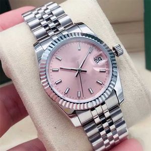 موضة للنساء الميكانيكية مشاهدة الفاخرة تاريخ الساعات أوتوماتيكية الساعات SS Designer Watches Watches Hawne