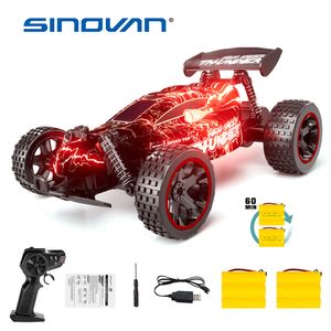 Electric RC Car Sinovan Light Pilot Control 1 18 20 km h Fast RC Children Toys for Boys Radio Drift Dift Kids 230731