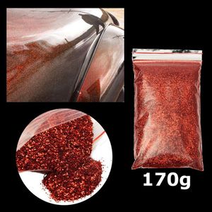 Gold Black Blue Shiny Metal Flake per Car Auto 170g PET 0 4mm Silver Red Glitter Bike Paint Additive Decor Power274v