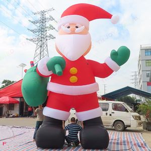 wholesale outdoor Advertising Inflatables games & activities 12m 40ft giant inflatable santa claus Father christmas inflatables balloons for even